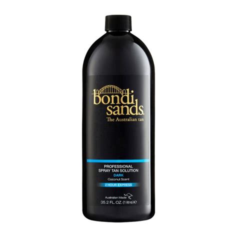 bondi sands professional tanning solution.